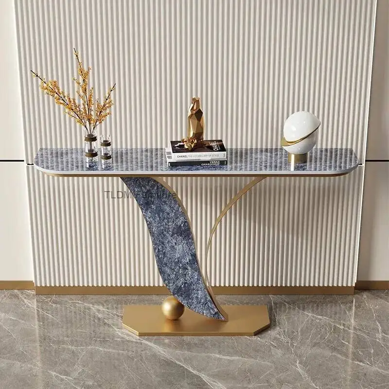 Mesas de Consola Minimalistas, Mesa de Consola Moderna, Estética Única, Ahorro de Espacio, Mesa de Recibidor, Muebles para Sala de Estar