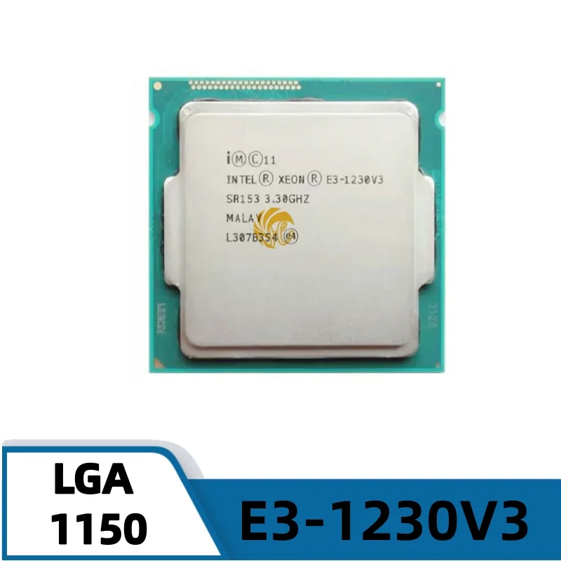 Intel Xeon E3-1230V3 E3 1230 V3 CPU E3 1230V3 3.3 جيجا هرتز رباعي النواة ثمانية خيط 8 متر 80 واط LGA 1150 مستعمل