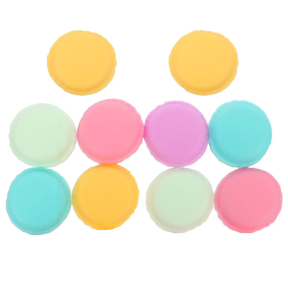 

10pcs Plastic Macaron Box Storage Jewelry Holder Case Mini Lightweight Portable Container Organizer Home Accessory Gift