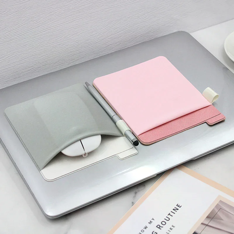 External Adhesive Laptop Back Mouse Sleeve Storage Cover Bag Pocket, Digital Hard Drive Carrying Case, Sticker Wallet Pouch