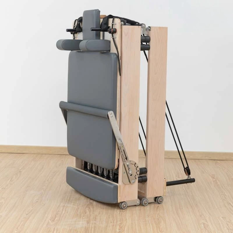 Multi-functional Foldable Pilates Bed Beech Wooden Core Training Bed Pilates Reformer