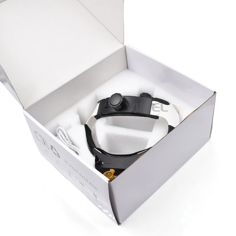 Wireless Dental Surgical Headlight Medical Head Light LED Optical Filter