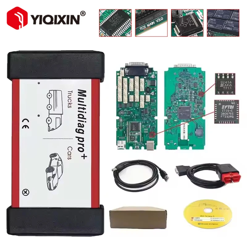 

Multidiag Pro + V2021.11 V3.0 NEC Relay Bluetooth 4.3 OBD2 Scanner For BMW 9241A Chip Car Truck Diagnostic Tool With Free Keygen