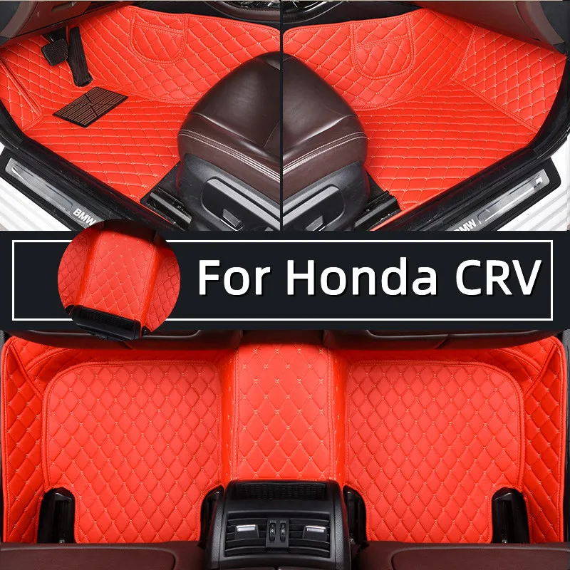 

Car Floor Mats For Honda CRV 2007 2008 2009 2010 2011 Custom Foot Pads Automobile Carpet Cover interior accessories