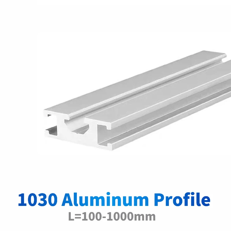 2 Stuks 1030 Aluminium Profiel Geanodiseerd Extrusie Frame L100-550mm Lineaire Rail Voor Diy Cnc 3d Printer Werkbank Camera Schuifregelaar