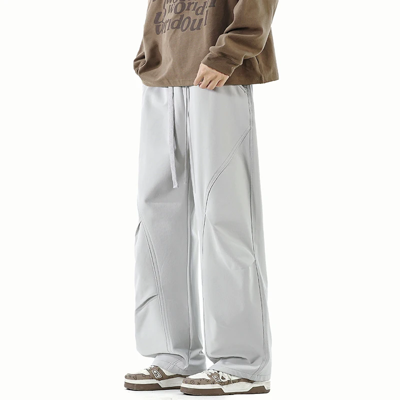 

GIOIOMen's Casual Pants，Autumn and Winter New Style Suitable Fabric Non-Iron Loose Fit Sports Men's Pants，Men's Clothing