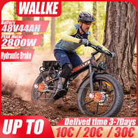 Electric Bike 2800W Peak Motor 48V44AH Dual Battery E-bike Hydraulic Brake Adult 26*4.0 Inch Fat Tire Folding  Electric Bicycle