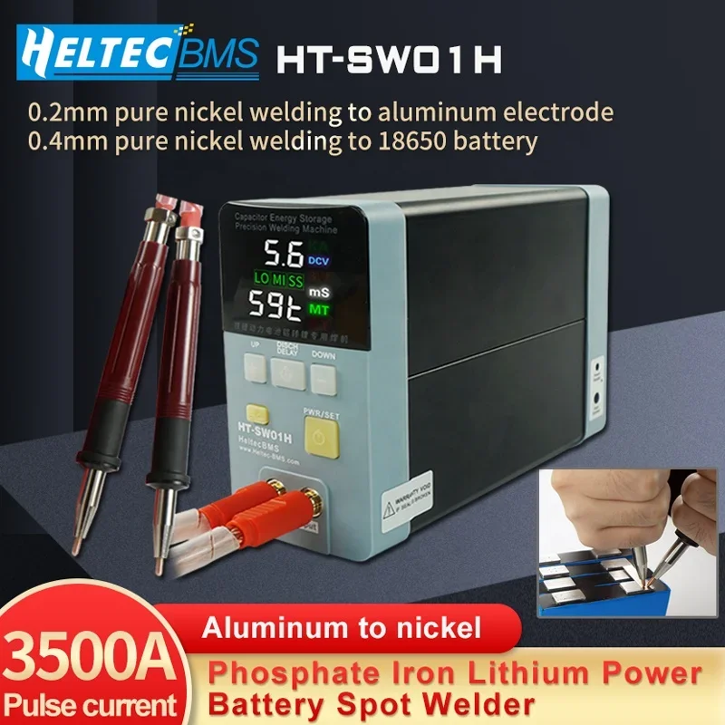 Heltec ماكينة لحام نقطي 801H عالية الطاقة نبض بعقب بطارية لحام كبير بطارية واحدة نبض بقعة لحام 19.8KW