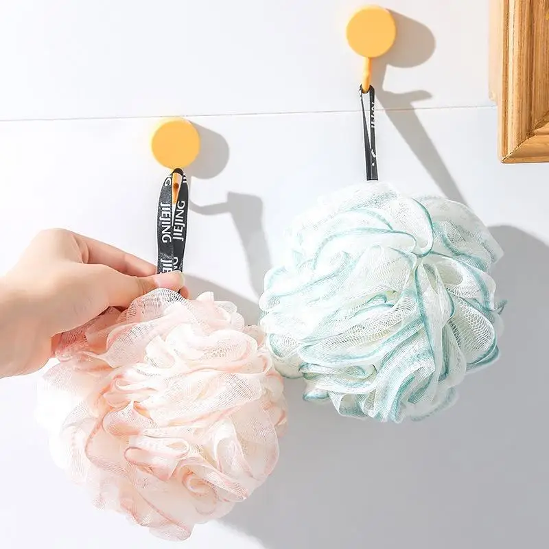 New Soft Shower Sponge Bath Ball Dead Skin Remove Bath Sponge Gives Glowing Skin Friendly Bath Ball Home Bathroom Supplies