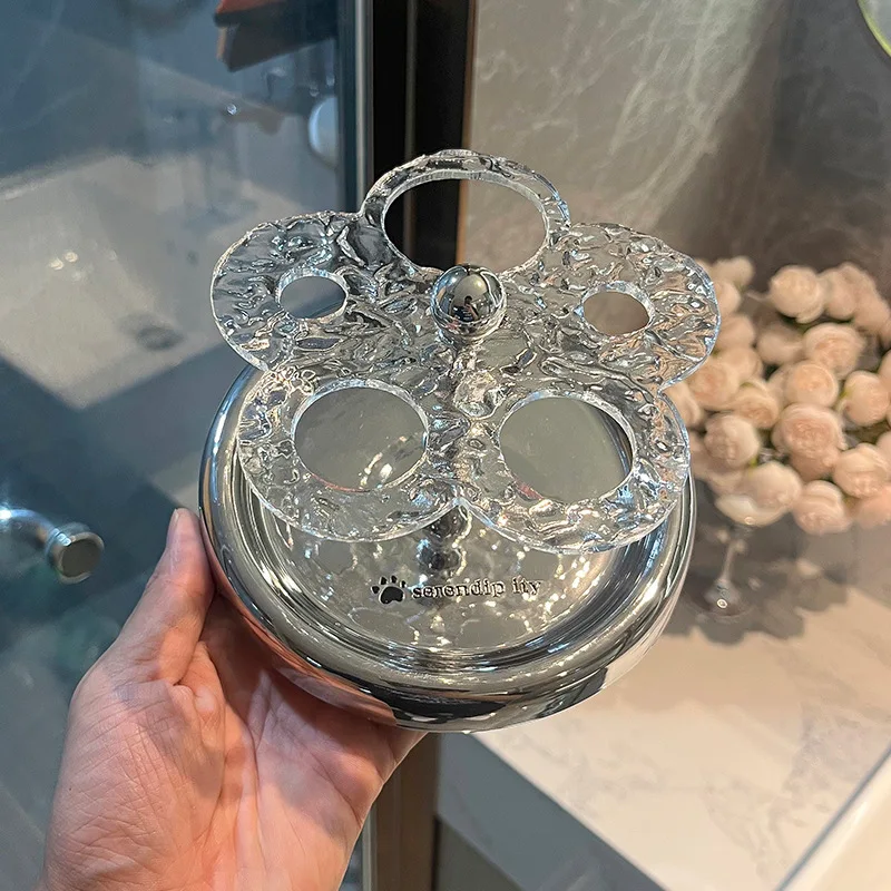 Creative Wer Ceramic Placement Manual Toothbrush Base Makeup Brush Storage Shelf Instagram Holder