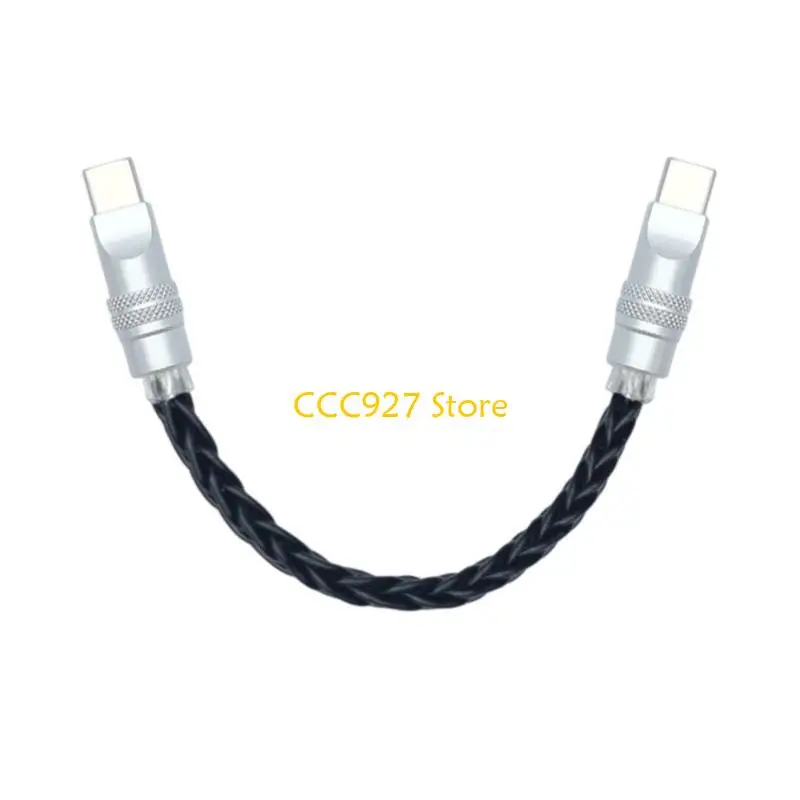 B03F Kabel w oplocie typu C do typu C, ośmiożyłowa, monokrystaliczna miedź LInia szybka — zdjęcie produktu 5