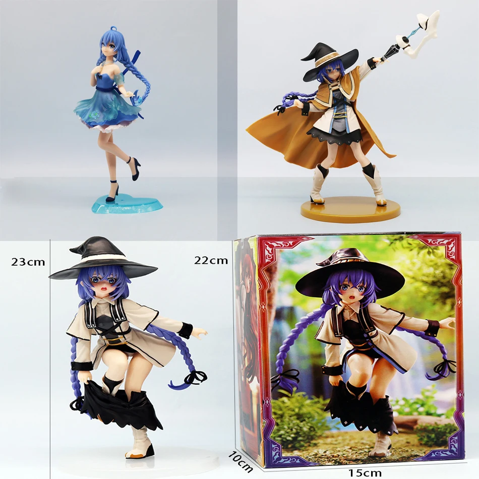 25cm Magician Roxy Migurdia Action Figure Mushoku Tensei：Jobless Reincarnation Anime Figure PVC Adult Collection Model Doll Toys