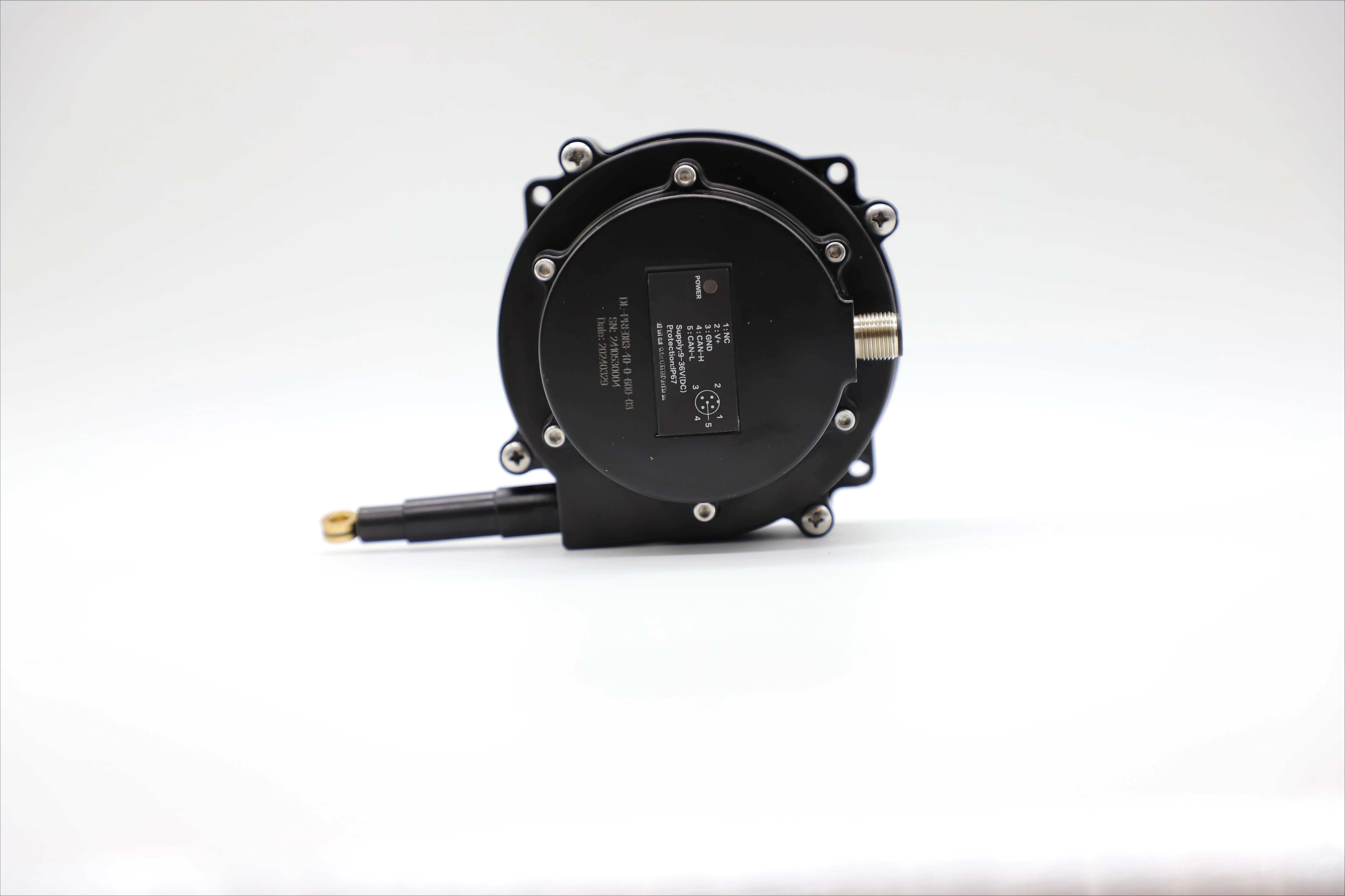 3M Linear Range Finder with Draw Wire Sensor for Garbage Truck Crane Engineering Vehicle Forklift Parts Construction Machinery