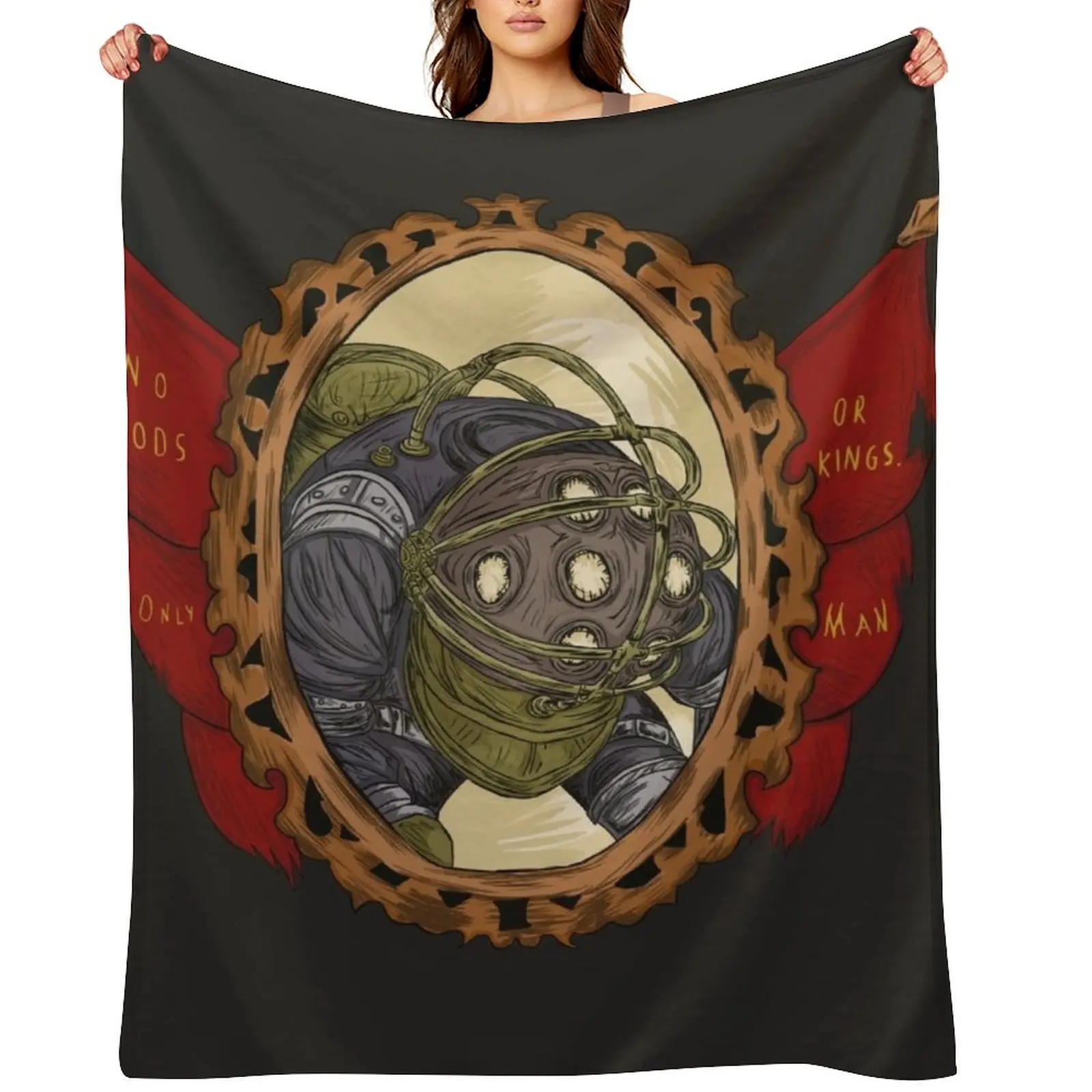Big Daddy Throw Blanket Plaid cosplay anime Luxury Brand sofa bed Blankets