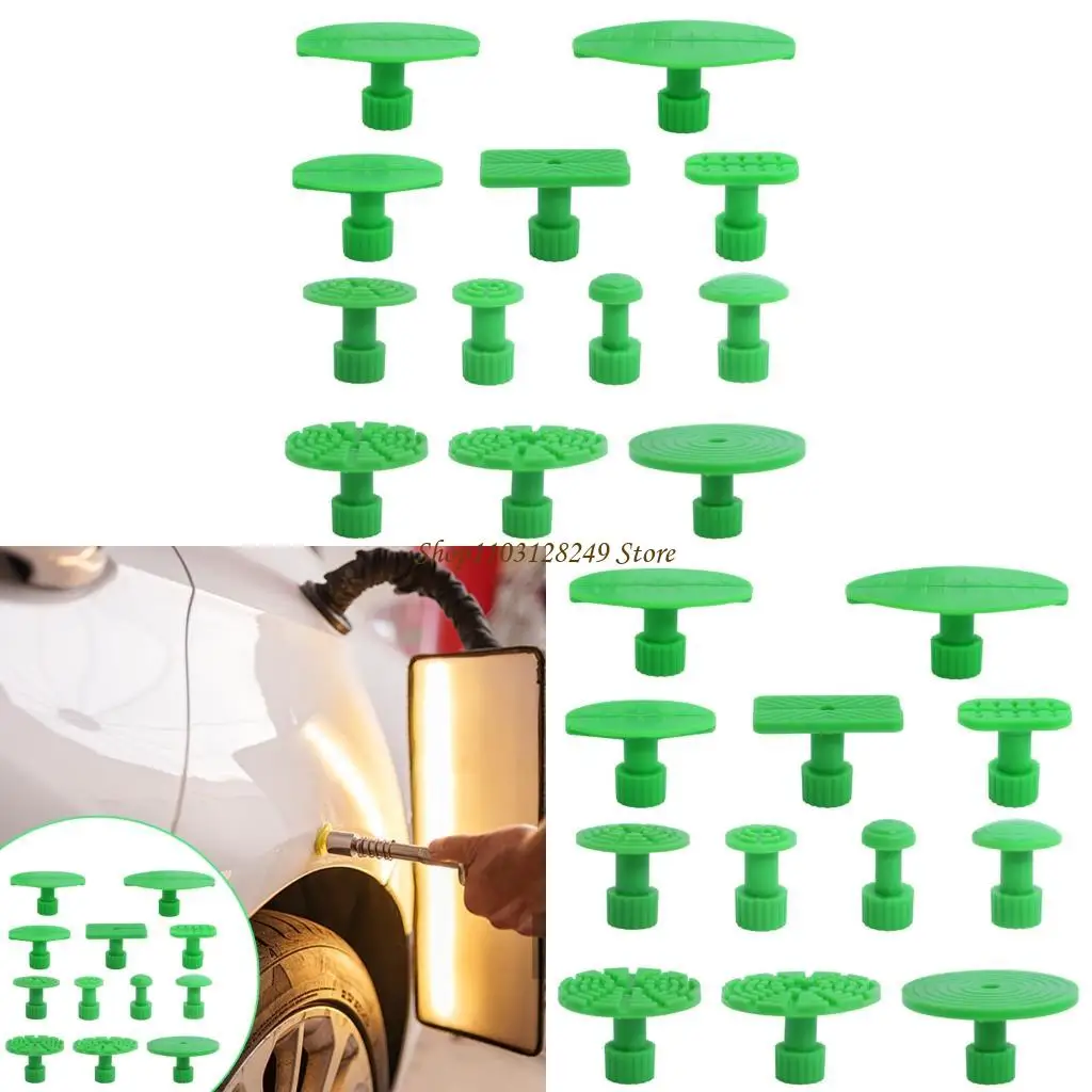 

N5KD 12Pcs Dent Repair Removal Tool Dent Puller Tabs Auto Maintenance Tool Dent Removal Pulling Tab