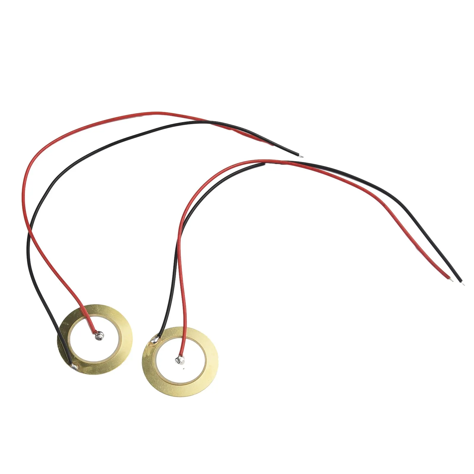 15x Piezo Disc Transducers 35mm 0.4mm Thick for Guitar Pickup Drum Trigger Stomper Box and Electronic Project Prototyping