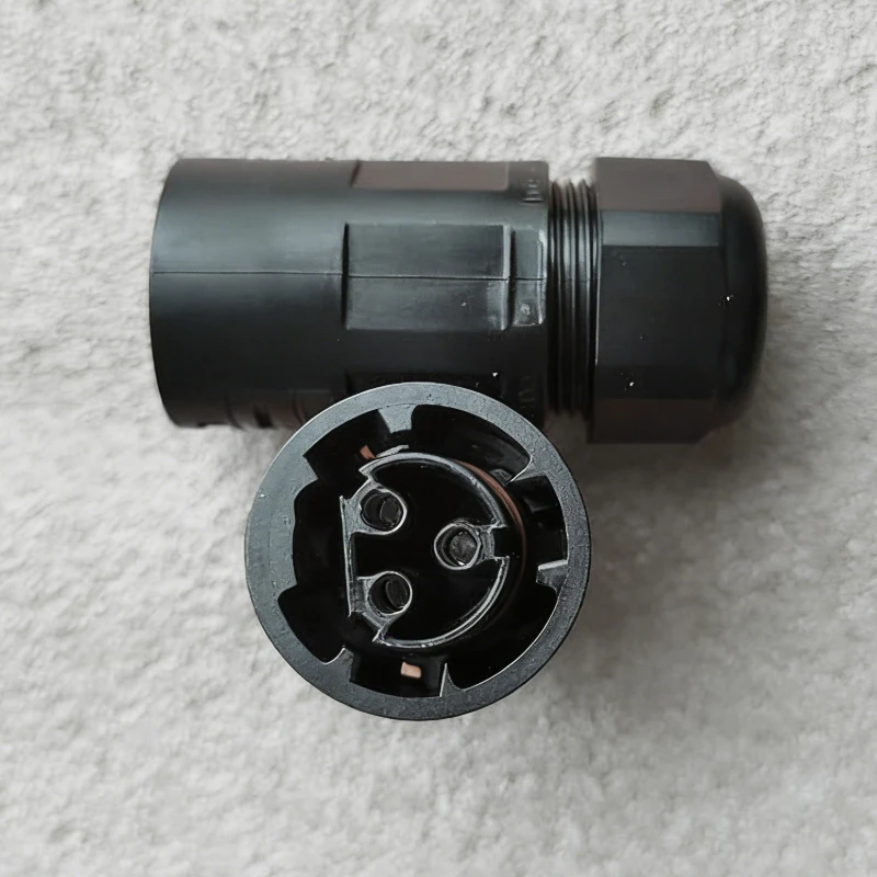 

Waterproof IP68 Single-Phase 3-Pin AC Output Connector AC OUTPUT Aviation Plug For GoodWe Sungrow Growatt Solis Inverter