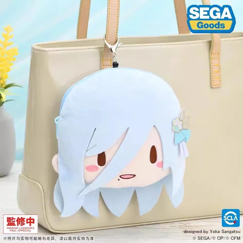 IN Stock Original SEGA Hatsune Miku Momoi Airi Kiritani Haruka Hinomori Shizuku Plush Wallet Kawaii Anime Doll Plush Pendant