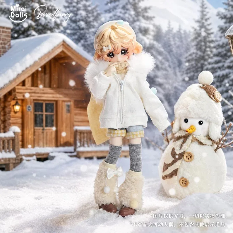 Boxfurry Genuine Blind Box 8 Points BJD Doll Action Figure Collectible Trendy Desktop Decoration Surprise Gift for Toy Lovers