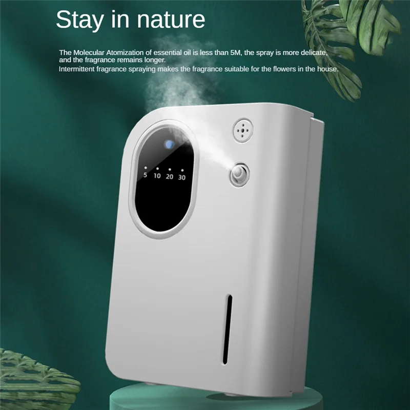 AA80-자동 정화 공기 에센셜 오일 분무 아로마 디퓨저 네거티브 아로마 테라피 기계 화이트 호텔 홈