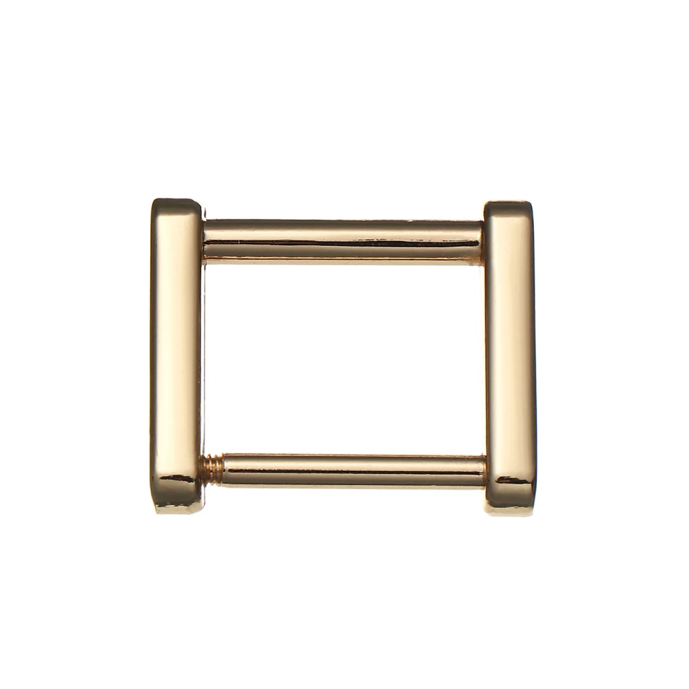 

Handle DIY Shoulder Webbing Buckle Detachable Leather Craft Bag Loop Rectangle Rings Buckle Screw Rings Buckle Strap Connector