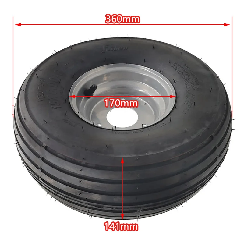 High Quality new 15X6.00-6 Wheel Fits for 168CC Karting Go Kart Motorcycle  Rim with Tubeless Tire