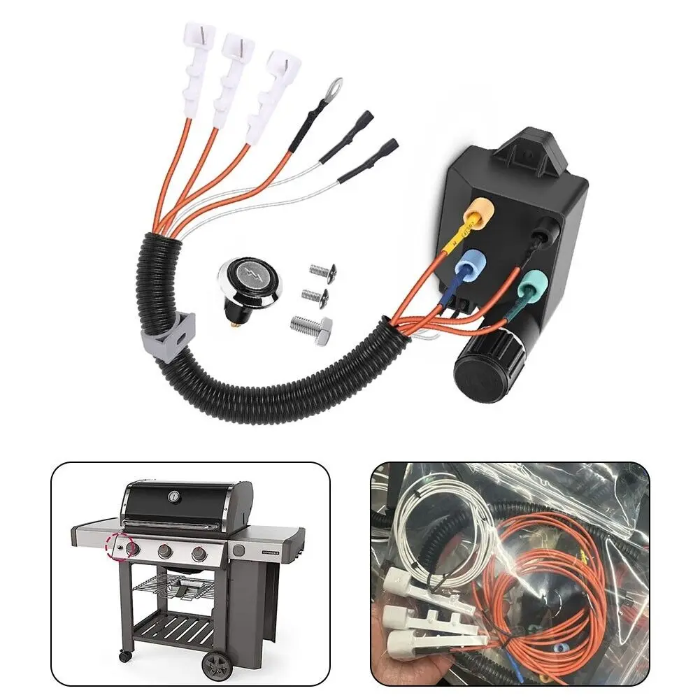 Set Grill Ignitor Kit Accessories For BBQ Parties For Weber II 310 315 Gas Grills SE-310 SE-315 CE-310