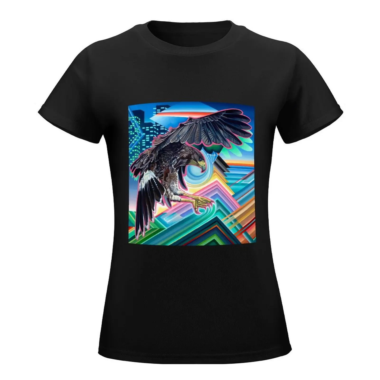 Screens album art T-shirt graphics tops plain t shirts for Women