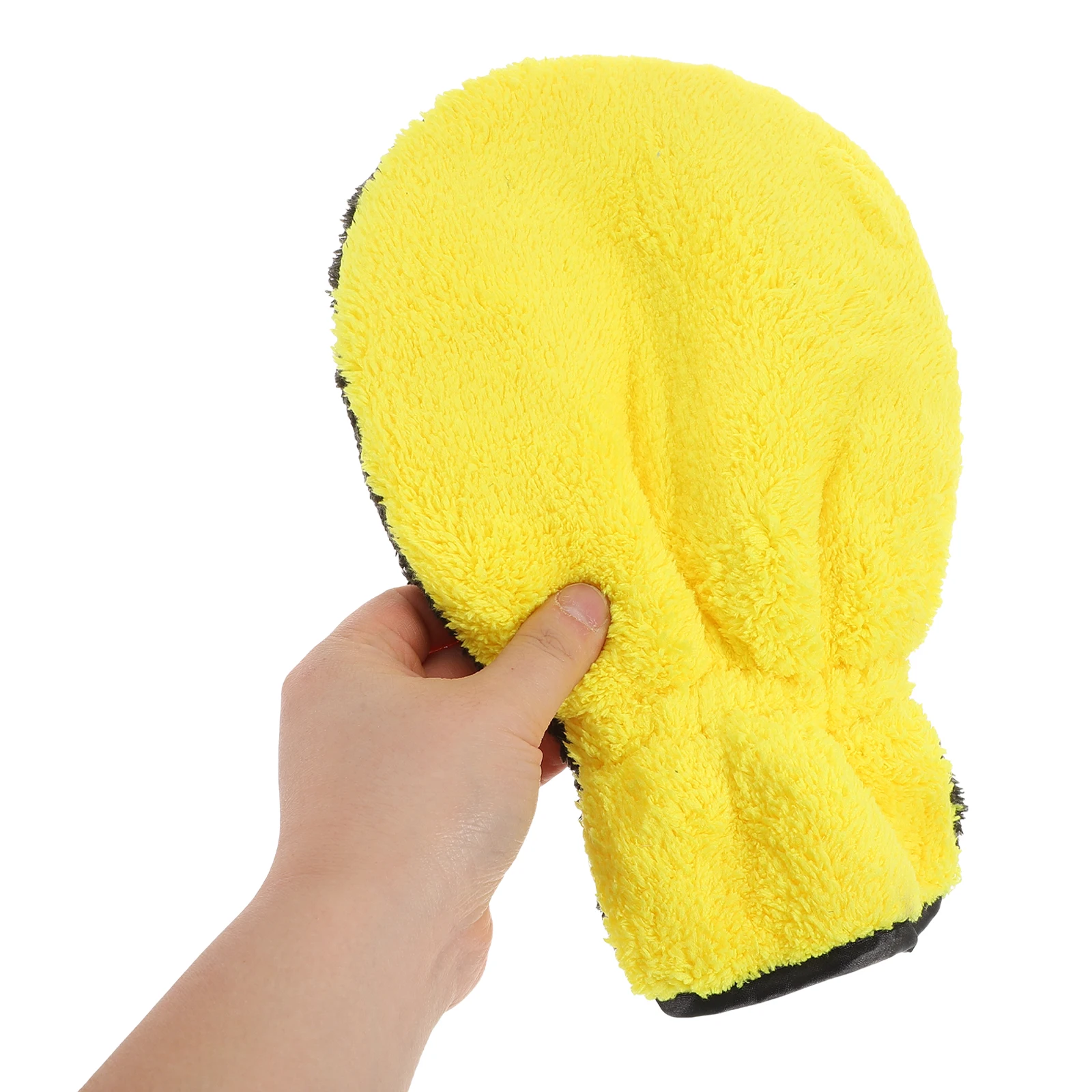 

2 Pcs Gloves Coral Fleece Scrub Sponge Car Wash Scrubber Pet Bathing Cat Bathing Gloves Dog Brush Mitts Cleaning Supplies