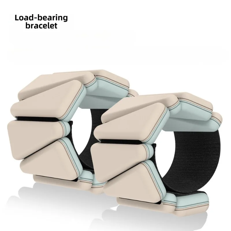 Two-Tone Weight Bracelet Silicone Wrist and Ankle Strength Training Lead Block Stealth Gear Pair