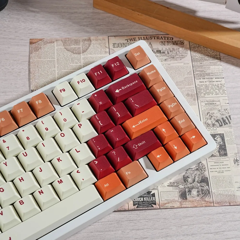 Maillard Dye Sub Mechanical Keyboard Keycaps Set 143 Keys German Korean Spanish Arabic French Hebrew Russian ABNT-2 UK Layout