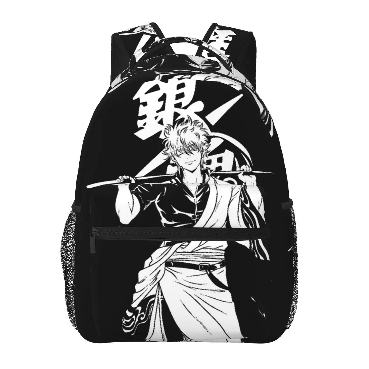 

Anime Gintama Gintoki Student Backpack School Bag Hiking Travel Daypack for Men Women Fashion Bookbag Shoulder Bags
