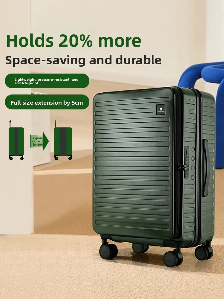 

Large Capaci Travel Suitcase 28 Inch Pullman Front Opening Expandable for Men And Women Students Password Lo Chinese Brand