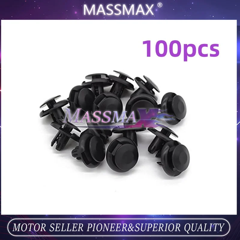 

100PCS 91512-SX0-003 Car Bumper Fasteners Push Pin Rivet Trim Clips Fits For Honda