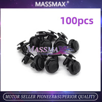100PCS 91512-SX0-003 Car Bumper Fasteners Push Pin Rivet Trim Clips Fits For Honda