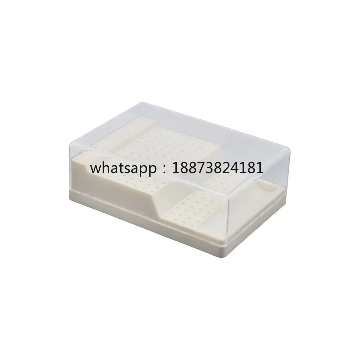 Dental 168 Holes Plastic Dental Burs Box Drill Diamond Stand Block Sterilization Placement Case Holder  Lab  fast shipping