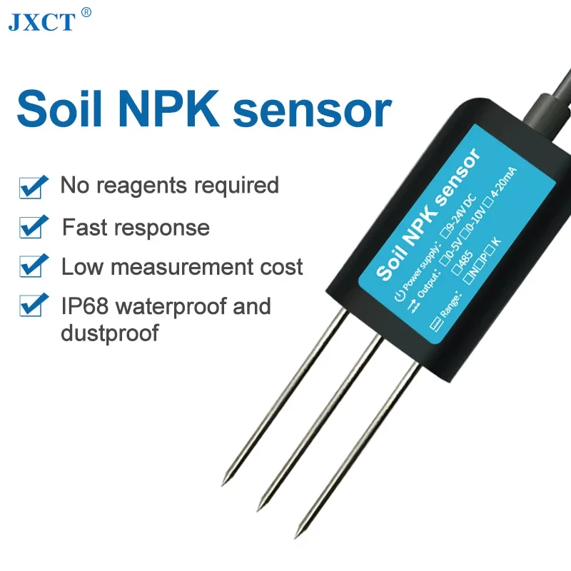 Soil NPK tester Fertility sensor RS485 3 in 1 soil tester