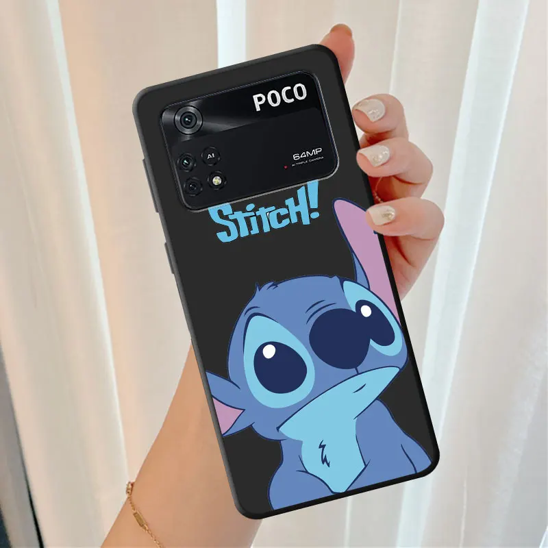 TPU Soft Cases Case for Xiaomi Poco X5 C55 X4 NFC F4 GT C50 X3 Pro C40 M3 M5 M5s M4 F1 X4Pro 5G Stitch Lilo Disney Angel Cover