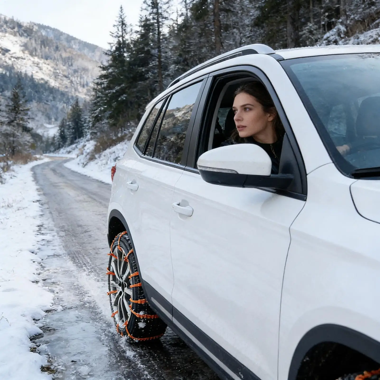 

Снегозащитные цепи-стяжки для шин, 20 штук, противоскользящие, регулируемые, для легковых автомобилей, грузовиков, внедорожников, для снега, льда, грязи, зимы