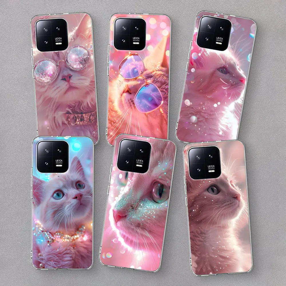 Pink Cat Cute Case …