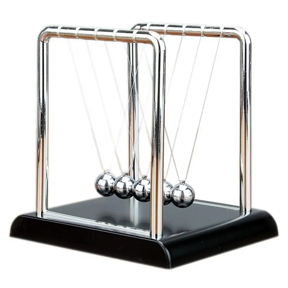 Newton's Cradle Balance Ball Steel Pendulum Motion Toy for Physics Science Education Stress Relief Physical Science Toy Gifts