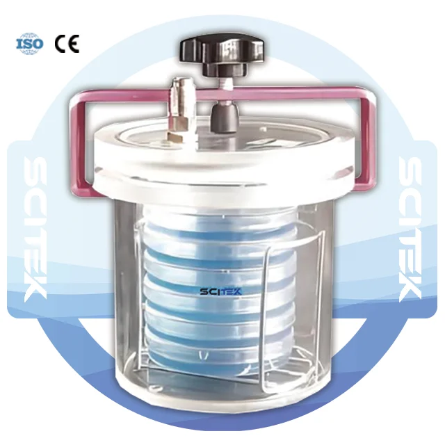 Customizable PMMA Anaerobic Jar with 3 Stacks of 12 Dishes for Laboratory Use OEM Support
