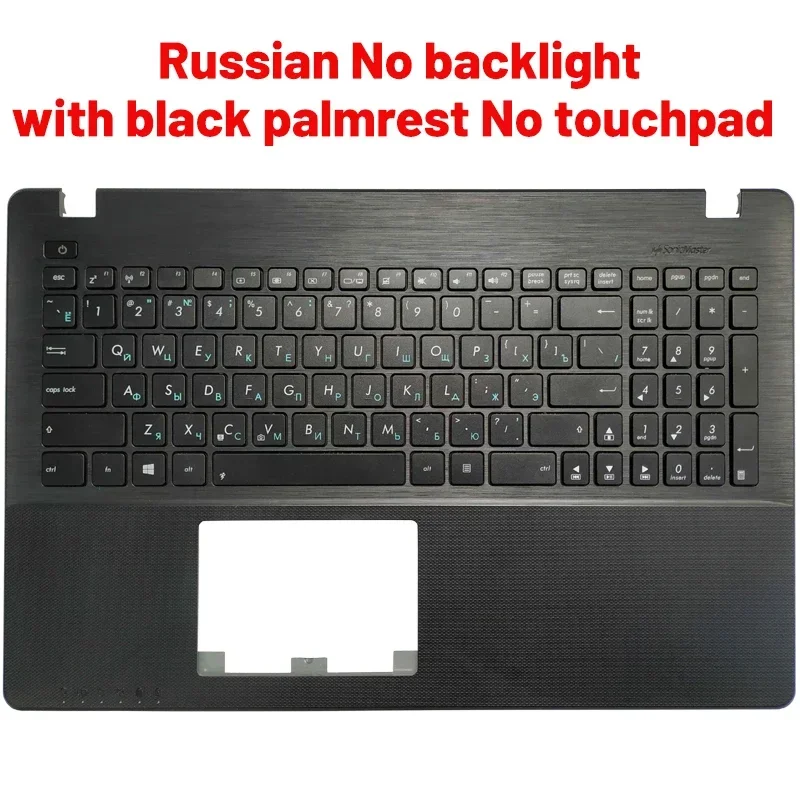 Russian/US Laptop Keyboard for ASUS X550JD X550JF X550JK X550JX X550L X550LA X550CA X550CL X550D LX550DP X550EA palmrest  upper