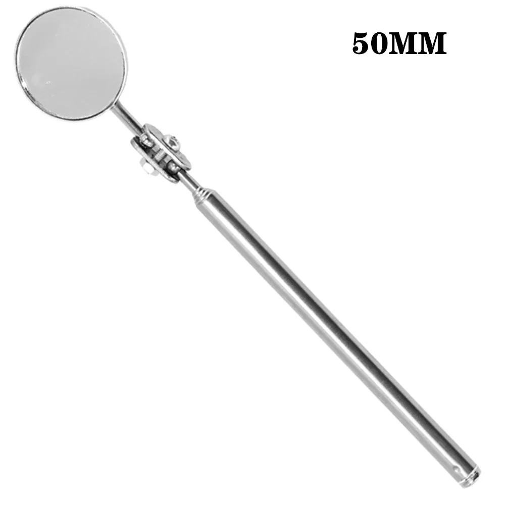 Car Telescopic Detection Lens 30mm 50mm Portable Inspection Round Mirror Car Angle View Pen for Auto Inspection Hand Repair Tool