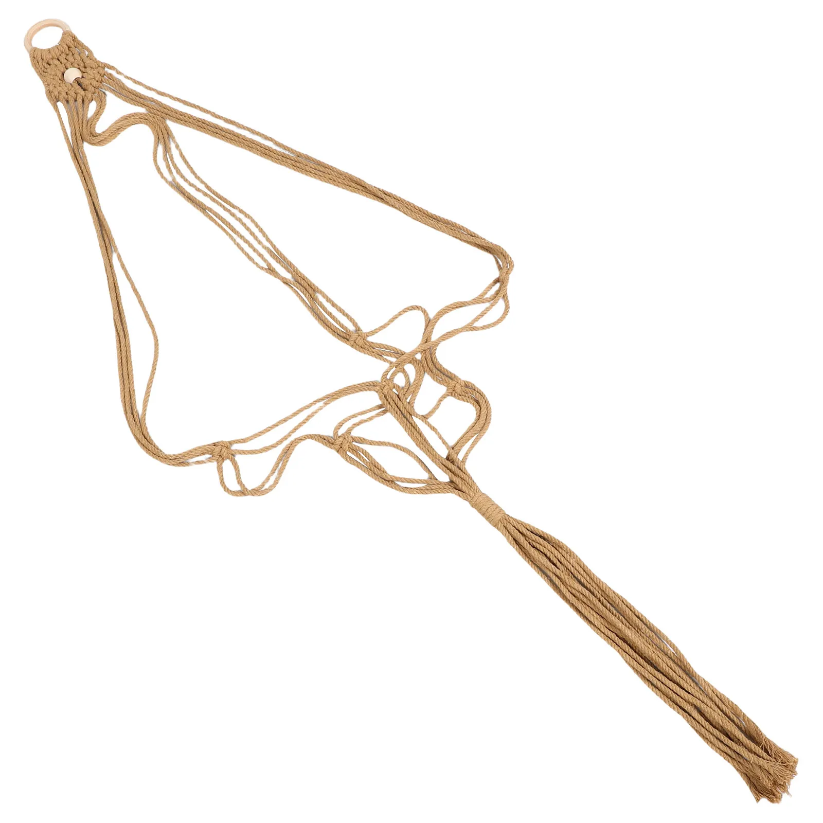 

Настенный держатель для гитары ручной работы из коричневого макраме в скандинавском стиле, для акустических и электрогитар, для домашнего декора, держатель для шляп Bobo