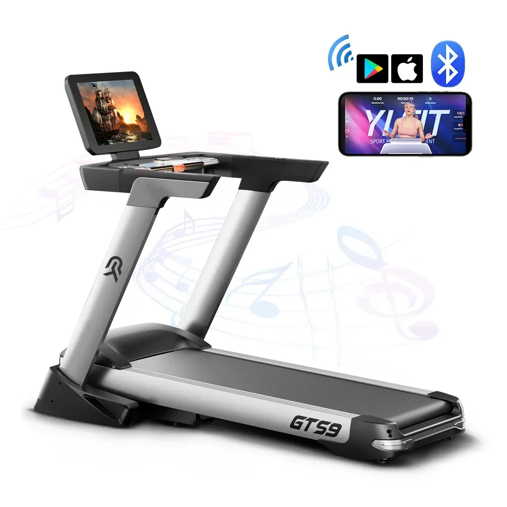 YPOO Treadmill Home Fitness Running Machine Big Screen Nice Look Super Incline Ac Motor Electric Gym Commercial Treadmill