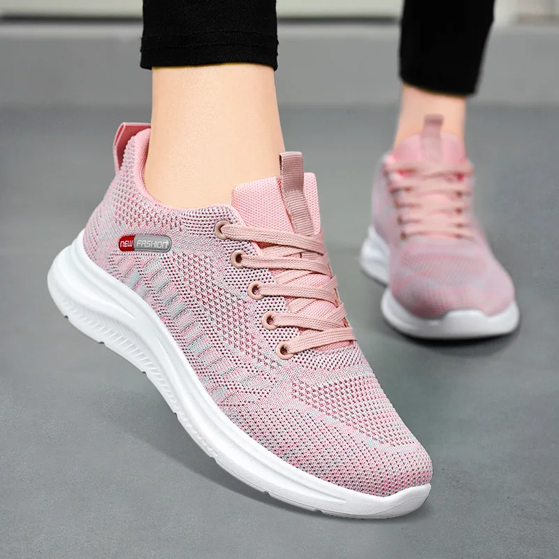 

shoes women 2024 spring and autumn new foreign trade women's shoes hot shoes soft sole casual sports shoes