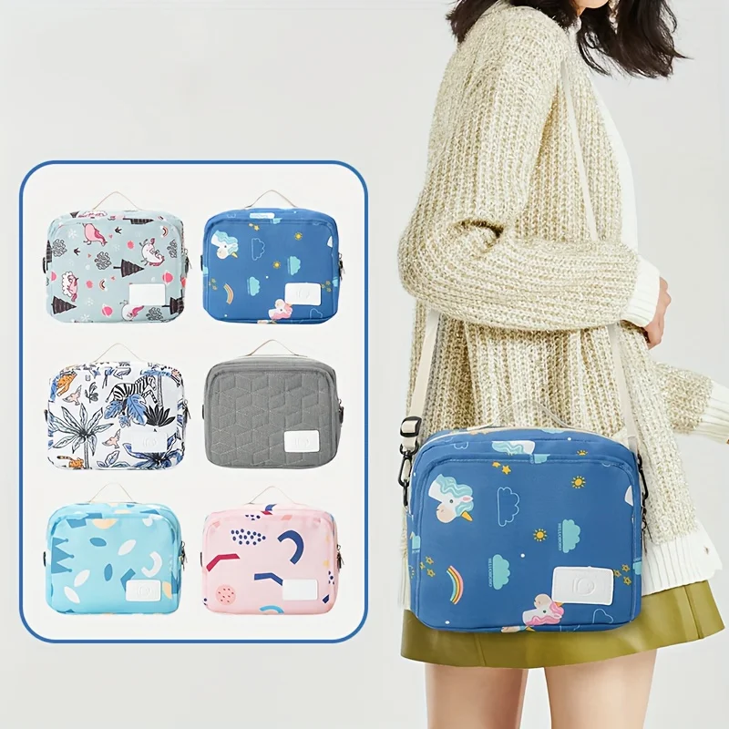 

Органайзер для коляски Mommy Bag, универсальный органайзер для коляски с термоизолированным карманом для стакана, сумка для коляски большой вместимости