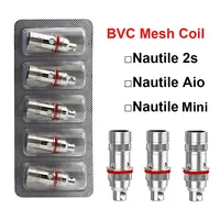 OEM Nautile BVC Mesh Coil 0.3ohm 0.7ohm 1.0ohm 1.2ohm Coils Head for K3 Nautilus Mini 3 Tank MTL Zelos Kit