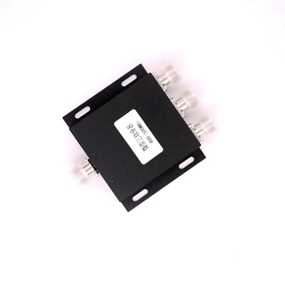 Divisor de Energia para Repetidor de Rádio, Divisor para Estação Base Móvel, 3 Vias, UHF, 400-500MHz, Tipo N/F, Rádios Comunicação